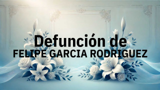 Defunción en Salamanca de FELIPE GARCIA RODRIGUEZ