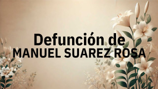Defunción en Salamanca de MANUEL SUAREZ ROSA