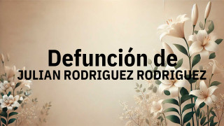 Defunción en Salamanca de JULIAN RODRIGUEZ RODRIGUEZ