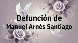 Defunción en Salamanca de Manuel Arnés Santiago