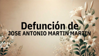 Defunción en Salamanca de JOSE ANTONIO MARTIN MARTIN