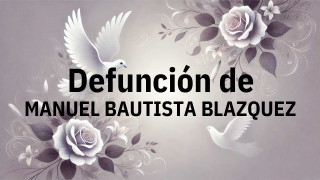 Defunción en Salamanca de MANUEL BAUTISTA BLAZQUEZ