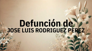 Defunción en Salamanca de JOSE LUIS RODRIGUEZ PEREZ