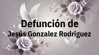 Defunción en Salamanca de Jesús Gonzalez Rodriguez