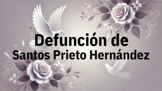 Defunción en Barruecopardo de Santos Prieto Hernández