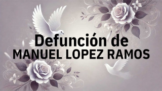 Defunción en Salamanca de MANUEL LOPEZ RAMOS