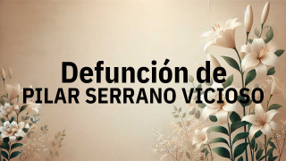 Defunción en Salamanca de PILAR SERRANO VICIOSO