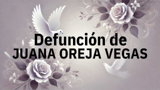 Defunción en Salamanca de JUANA OREJA VEGAS