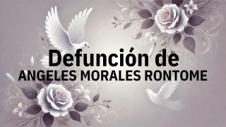 Defunción en Salamanca de ANGELES MORALES RONTOME