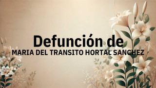 Defunción en Salamanca de MARIA DEL TRANSITO HORTAL SANCHEZ
