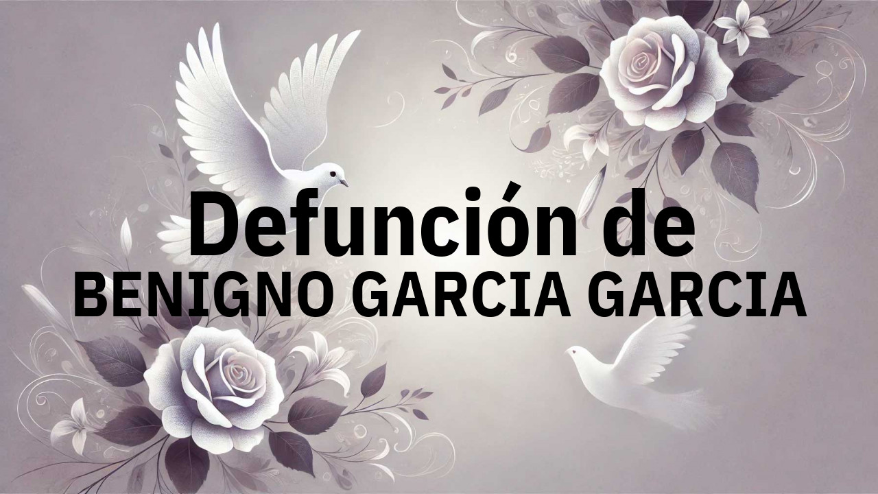 Defunción en Salamanca de BENIGNO GARCIA GARCIA
